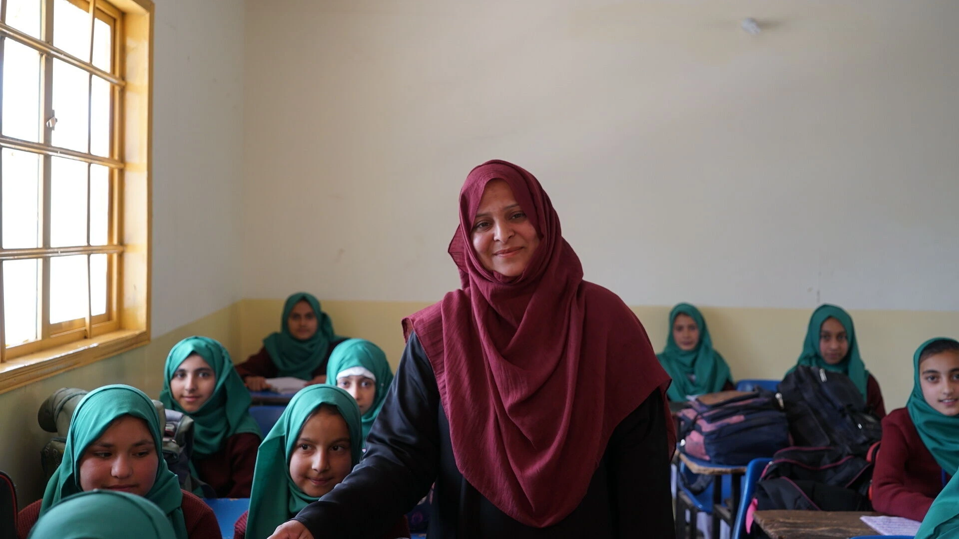 Child receiving education