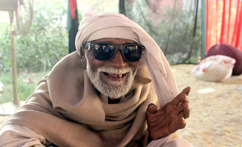 Medical team at eye camp