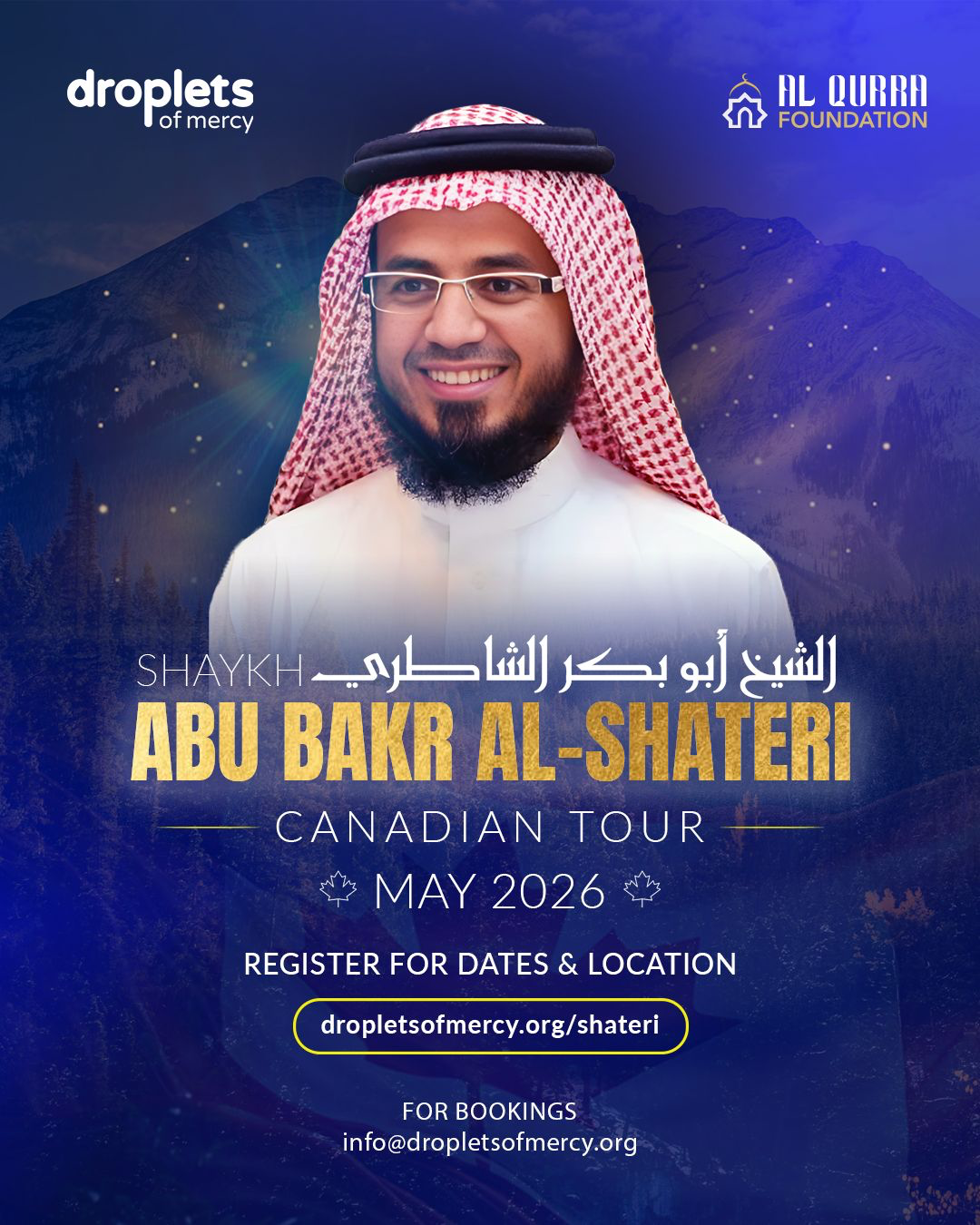 Shaykh Abu Bakr Al-Shateri Canadian Tour - May 2026