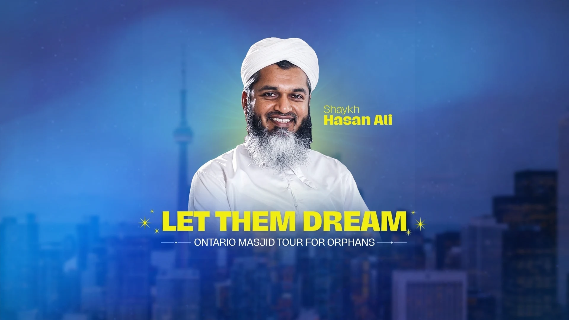 Shaykh Hasan Ali, speaker for the Ontario masjid tour